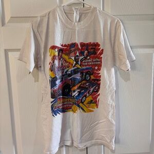 Vintage Elvis Presley Nascar Riding with the Legends Retro Graphic Tee Size M